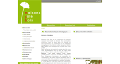 Desktop Screenshot of maisons-cote-bois.fr