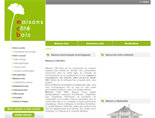 Tablet Screenshot of maisons-cote-bois.fr